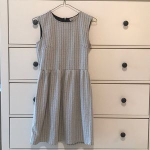 Ann Taylor Loft Sleeveless Herringbone Dress